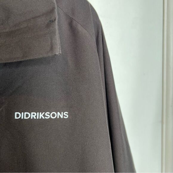 DIDRIKSONS windbreaker rain water proof jacket COLIN JACKET 2 BLACK - Picture 6 of 16